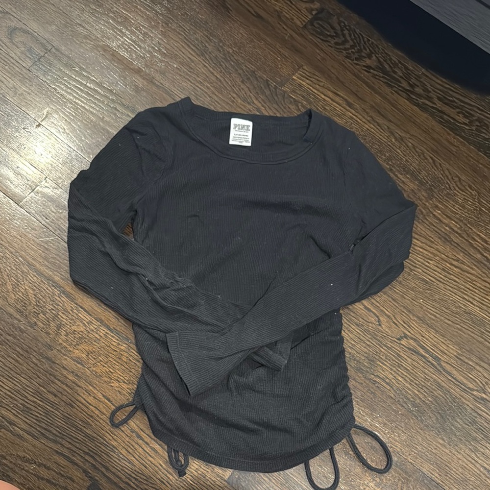 Black Long Sleeve Top‎